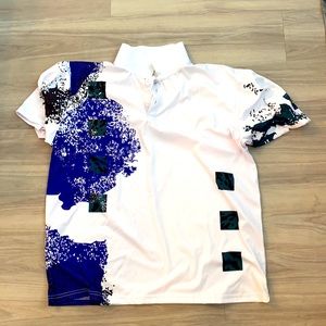 Streaker sports John McEnroe collared shirt